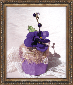 Antique Purple Gift Box
